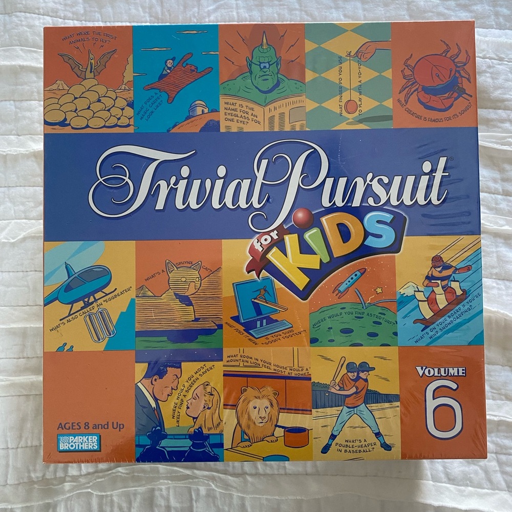 Brand New! Trivial Pursuit for Kids Volume 6 Board Game 2004 Junior